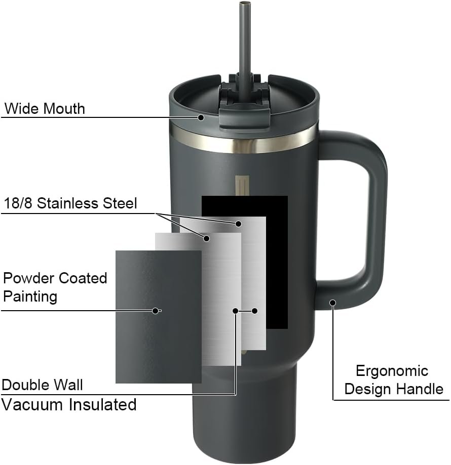 Keep Your Drinks Hot or Cold for Hours Whether you’re craving an iced coffee on a sunny afternoon or a hot tea during a chilly morning, the Tumbler has you covered. Our double-walled, vacuum-insulated design keeps drinks cold for up to 12 hours or hot for 8 hours